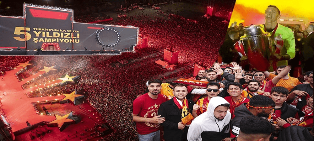 Galatasaray 25'inci şampiyonluğunu kutladı! Yüz binler Yenikapı'da buluştu