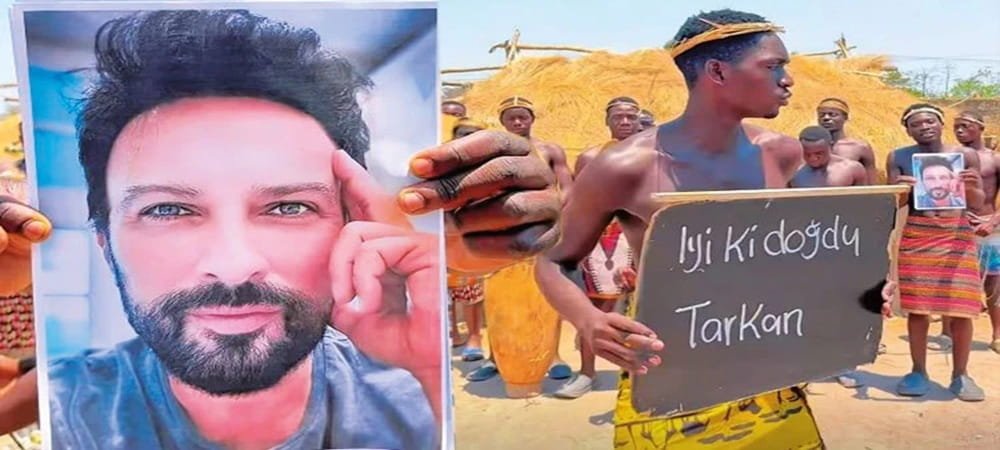 Tarkan'a Afrika'dan doğum günü sürprizi